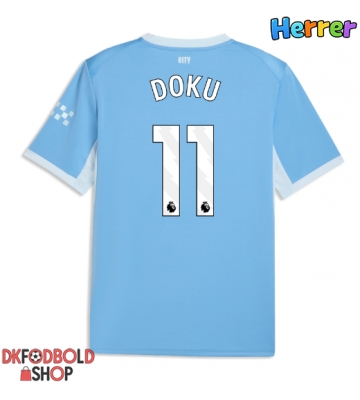 Manchester City Jeremy Doku #11 Hjemmebanetrøje 2026-27 Kort ærmer Manchester City Jeremy Doku #11 Hjemmebanetrøje 2026-27 Kort ærmer
